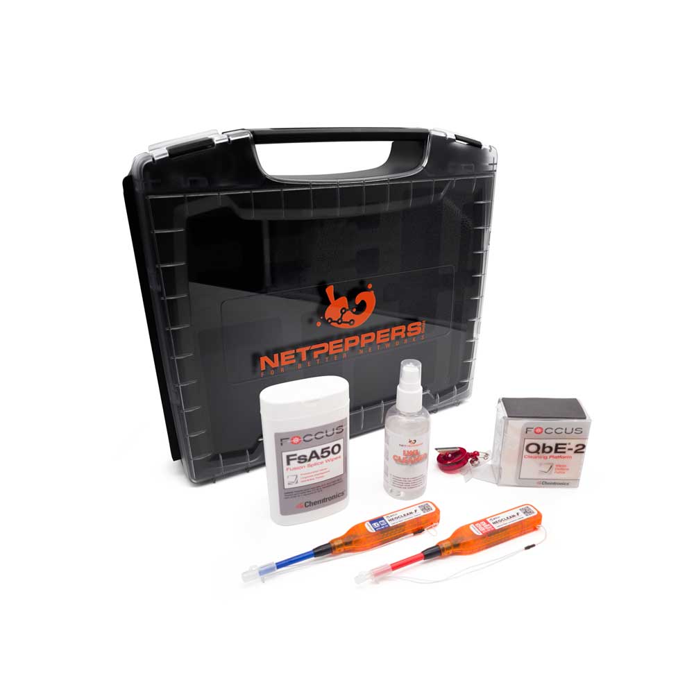 Fibre optic cleaning case Fibre optic cleaning case
