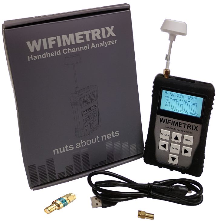 WifiMETRIX - Dual-Band, 802.11 Channel Analyzer