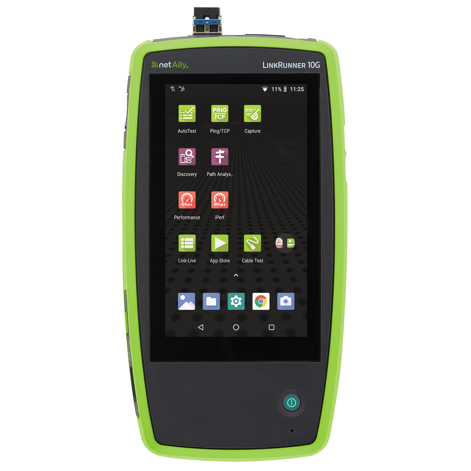 LR10G-Front-RGB NetAlly LinkRunner 10G Advanced Ethernet Tester