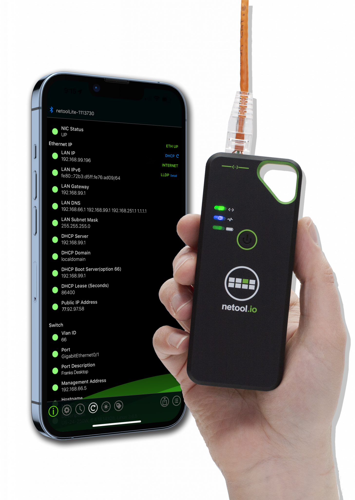 Netool.io Lite Netzwerktester Netool.io Lite Netzwerktester